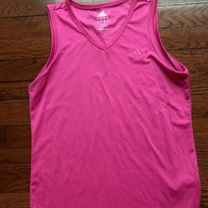 Pink adidas tank